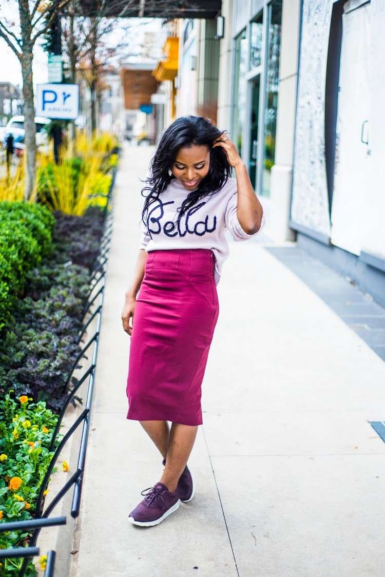 rock topánky bobuľové tóny kombinujú jesenný outfit