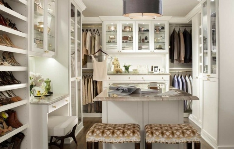 Vchod do šatníka-postavte si-nápady-biele sklo