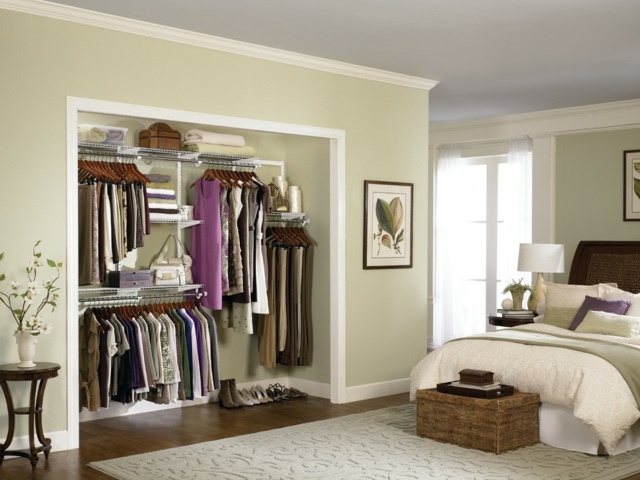 Spálňa zariadená nápady šatník