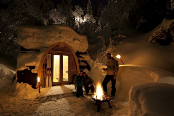 Krb na iglu PODhotel Flims-Švajčiarsko