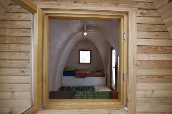 Iglu pohľad do vnútorného okna