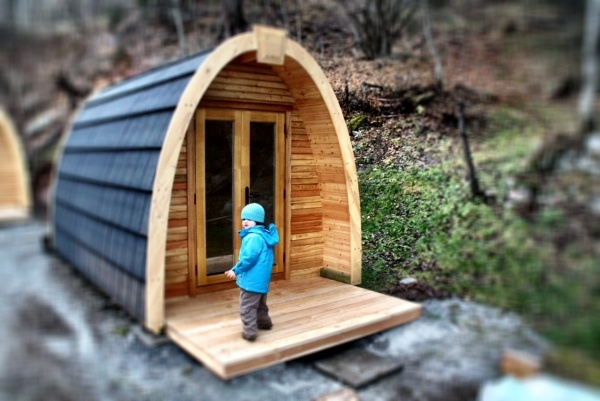 Snehová chata smrekovec drevený