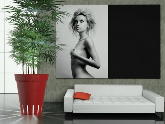 osvetlené návrhárske kvetináče ddf curvati červené