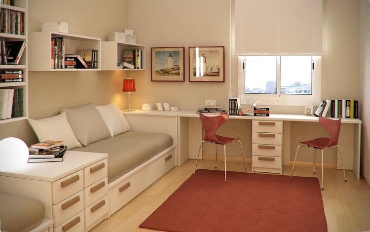 osvetlenie-detská izba-izba pre mládež-malý-stôl-stolná lampa-lampa na čítanie