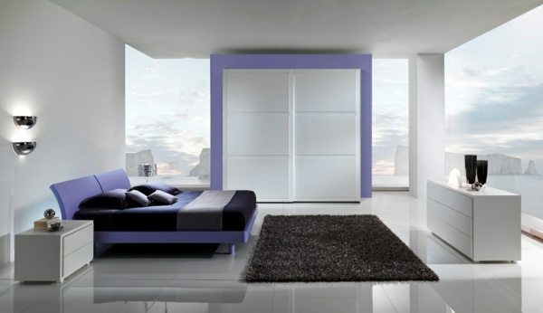 Osvetlenie v spálni nápady biela fialová Osvetlenie-v-spálni-nápady-biela-fialová