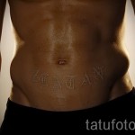 tatouages ​​blanc sur les Noirs - une photo avec un mode de réalisation du motif fini de 29032016 1