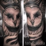 fehér bagoly tetoválás 2