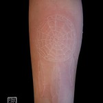 Fehér tetoválás Dreamcatcher 2