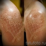 fehér mandala tetoválás - fotó a kész rajz változatával a 29032016 -ból 4