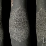 fehér mandala tetoválás - fotó a kész rajz változatával a 29032016 -ból 5