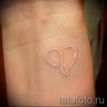 fehér tetoválások lányoknak - fotó a kész rajz egyik változatával a 29032016 -ból 1