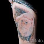 tetoválás fehér festék fotó - fotó a kész rajz egyik változatával a 29032016 -ból 1