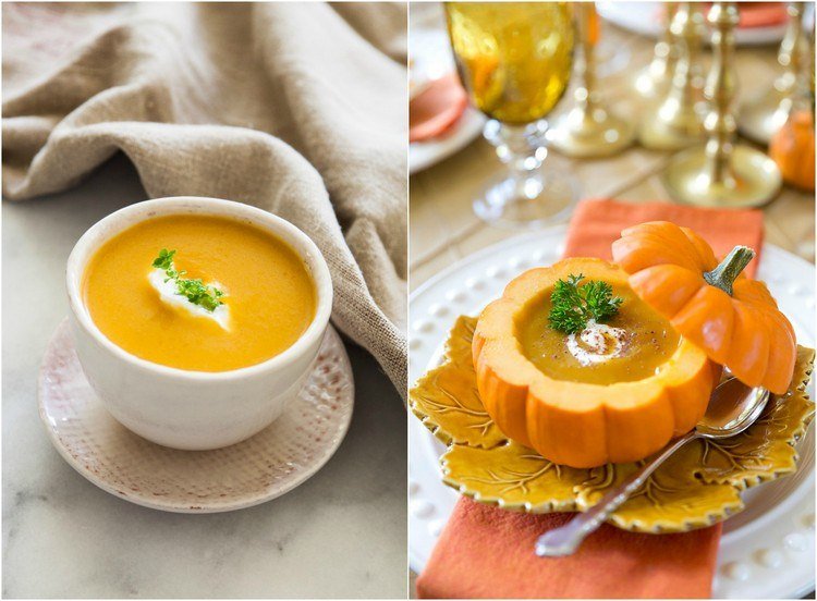 Tekvica-recepty-polievka-tekvica-krém-polievka-misa-tekvica-nápad-servírovanie