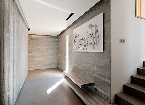 moderný interiérový dizajn - obloženie zo svetlého dreva moderný interiérový dizajn s obložením zo svetlého dreva