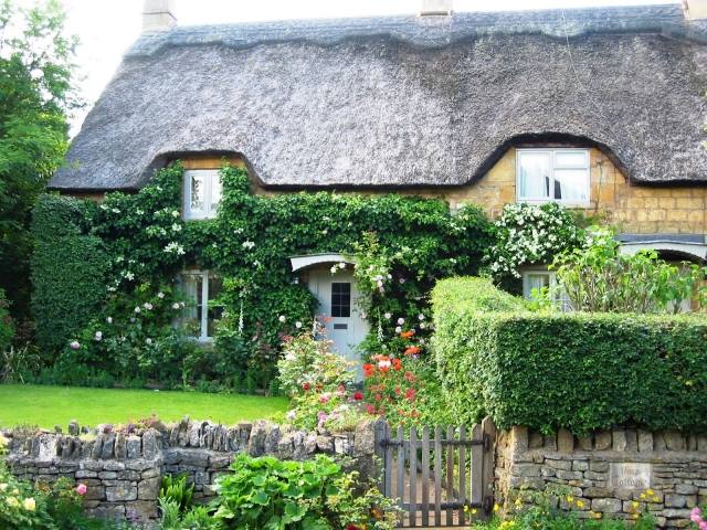 anglická záhrada rôznych záhradných štýlov