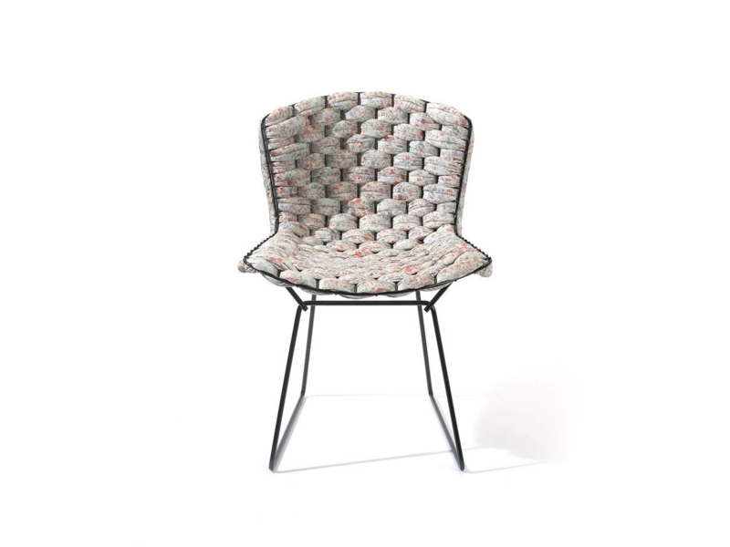 kovový stav bertoia nápad na nápad biely červený vzor