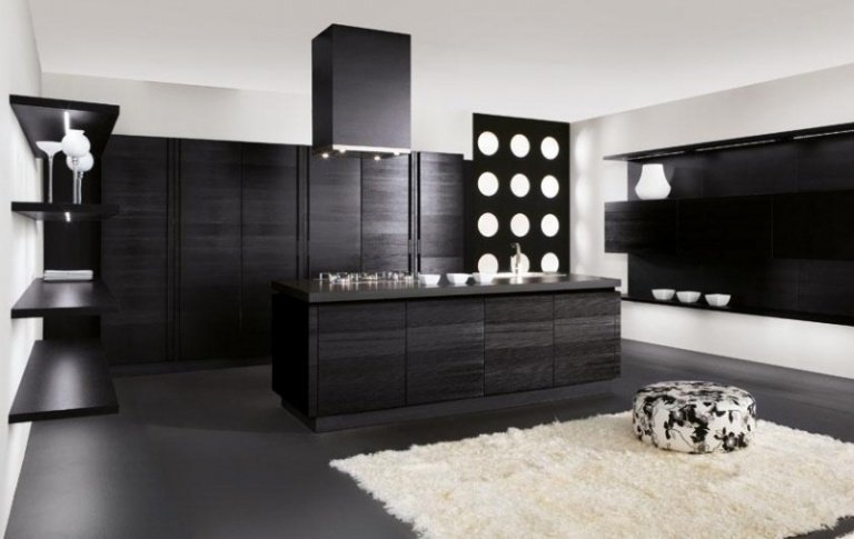 Najlepšia farba-kuchyňa-čierno-biela-moderná