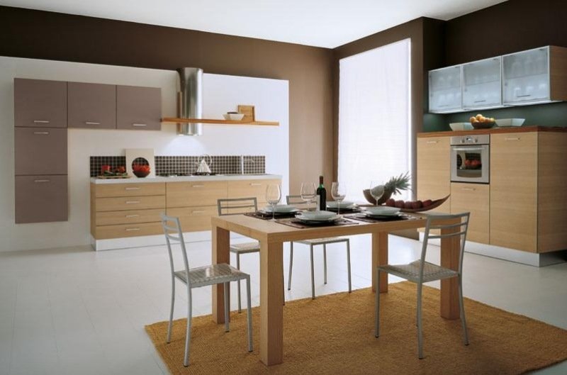 Najlepšia farba-kuchyňa-béžová-farba-stena