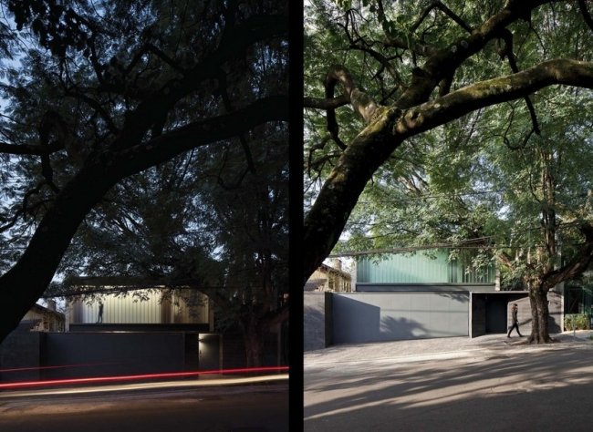 Architektúra Sao Paolo obytná budova-rezidencia BEton Glas