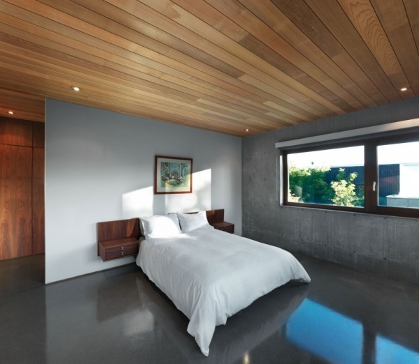 Drevený stropný obklad do spálne