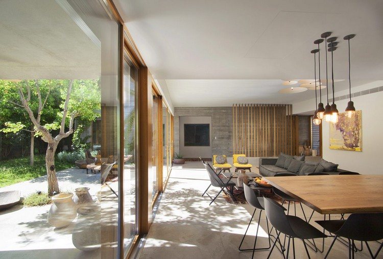 obývacia časť presklený predný prístup na verandu zdroj denného svetla