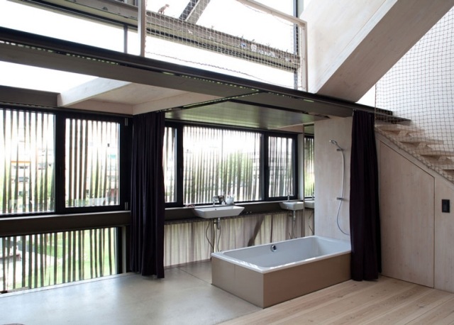 nápady záclona vaňa čierna dlhá plná výška