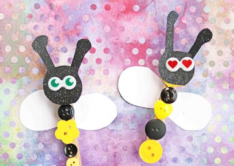 včielka-s-deťmi-štipce na bielizeň