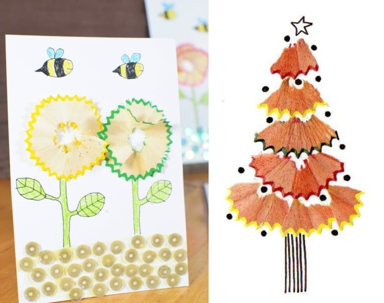 Obrázky pre každé ročné obdobie - letné kvety a vianočný stromček