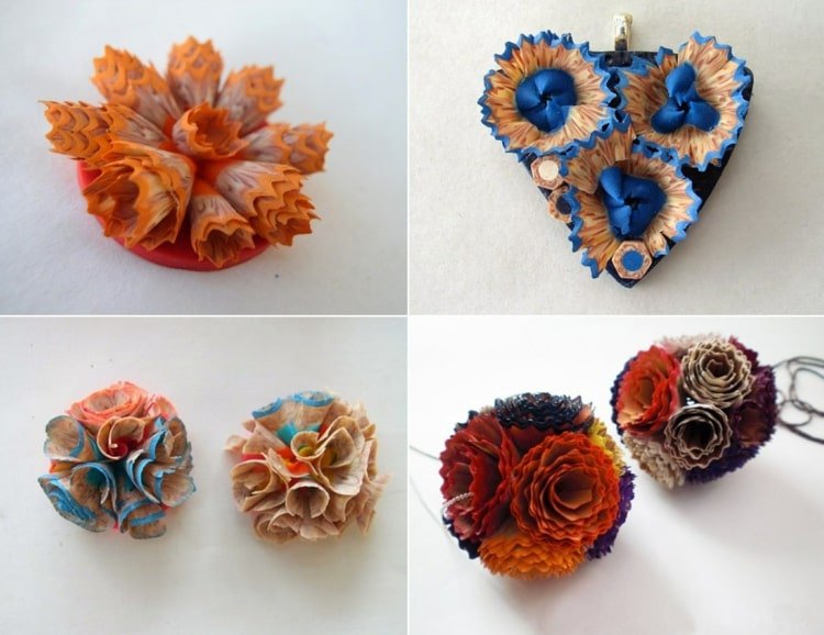 Umenie vyrobené zo zvyškov brúsenia pre pokročilých - dekorácia drevených hoblín v jasných farbách