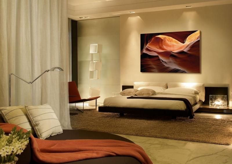 Obrázky-dekorácia-spálne-steny-moderné-piesočné pobrežie