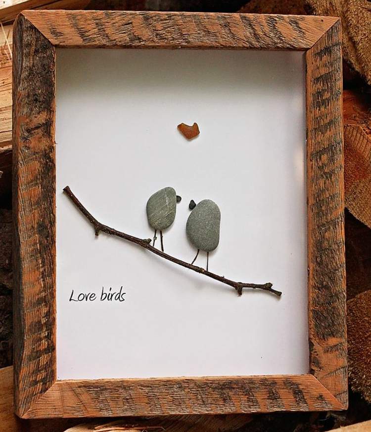 obrázky-kamene-vtáky-konáre-vetvička-rustikálny-rám-kutilstvo-inšpirácia