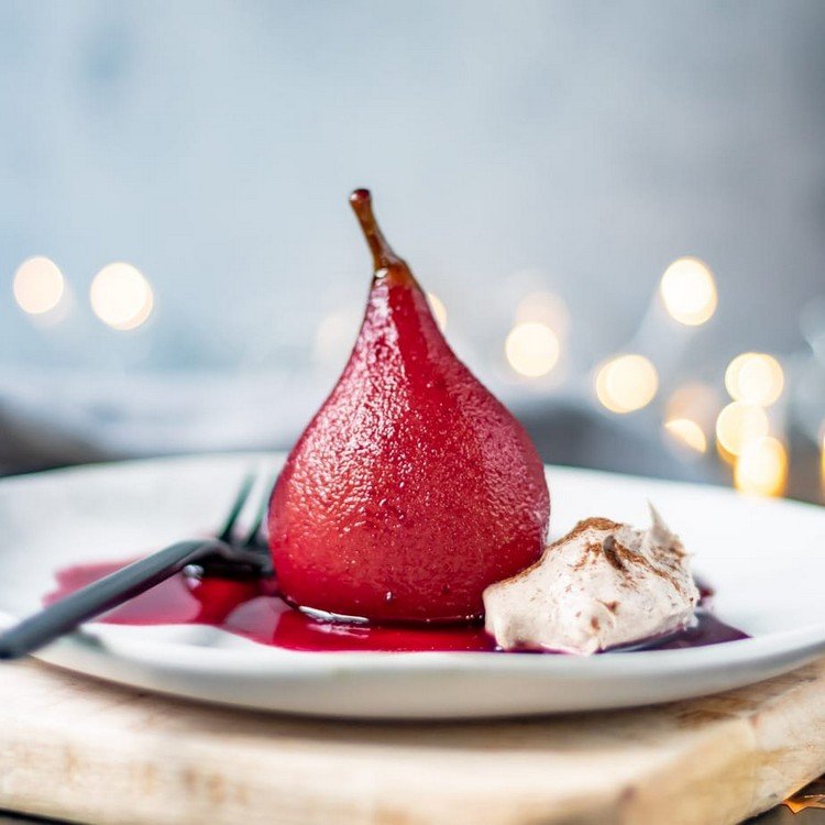Pošírovaná hruška recepty gurmánske dezerty