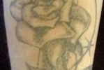 Thug tattoo rose i nóż - zabiję za zdradę
