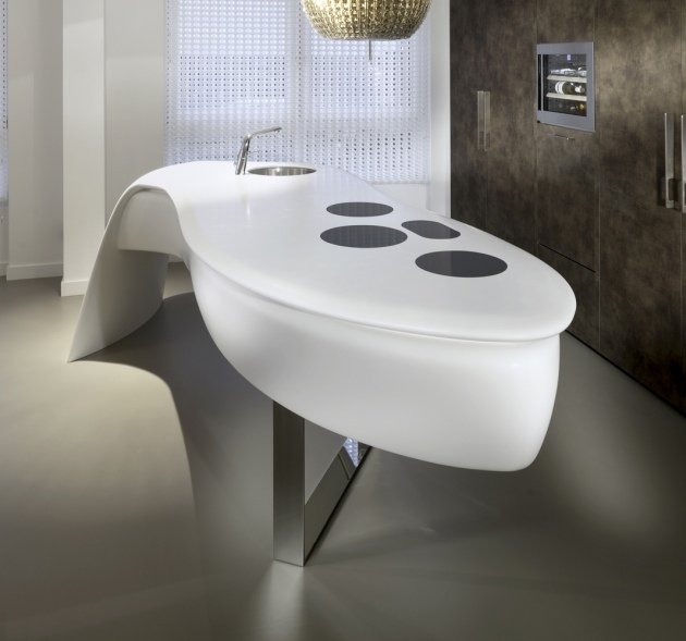 listová dizajnérska kuchyňa z inovatívneho materiálu-culimaat ekologicky zakrivený-dizajnér-kuchyňa-culimaat-list-moderný