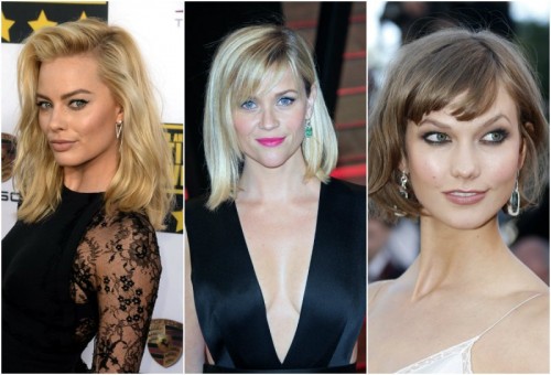 trendové účesy hviezdy slávne krásne bob účes aktuálne nápady