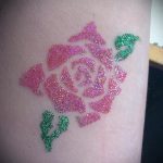 Glitter Tattoo rose - Снимка Beispiel за 24072016 1