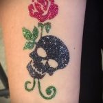 Glitter Tattoo rose - Снимка Beispiel за 24072016 2