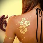 блестяща татуировка злато - пример за снимка от 24072016 3