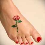 татуировка с блестяща роза - пример за снимка от 24072016 6