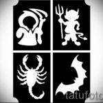 шаблони за татуировка с блясък - пример за снимка от 24072016 3