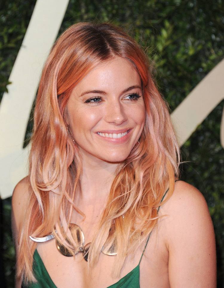 štýl blorange-hair-color-sienna-miller-boho