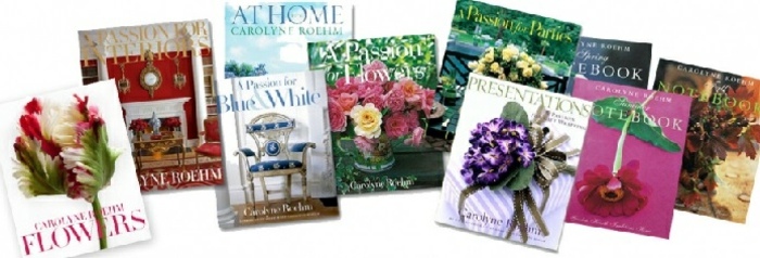 Knihy o výzdobe a aranžovaní kvetov knihy a časopisy od Carolyne-Roehm