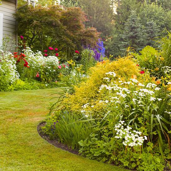Nápady na záhradu Bujná výsadba záhrady