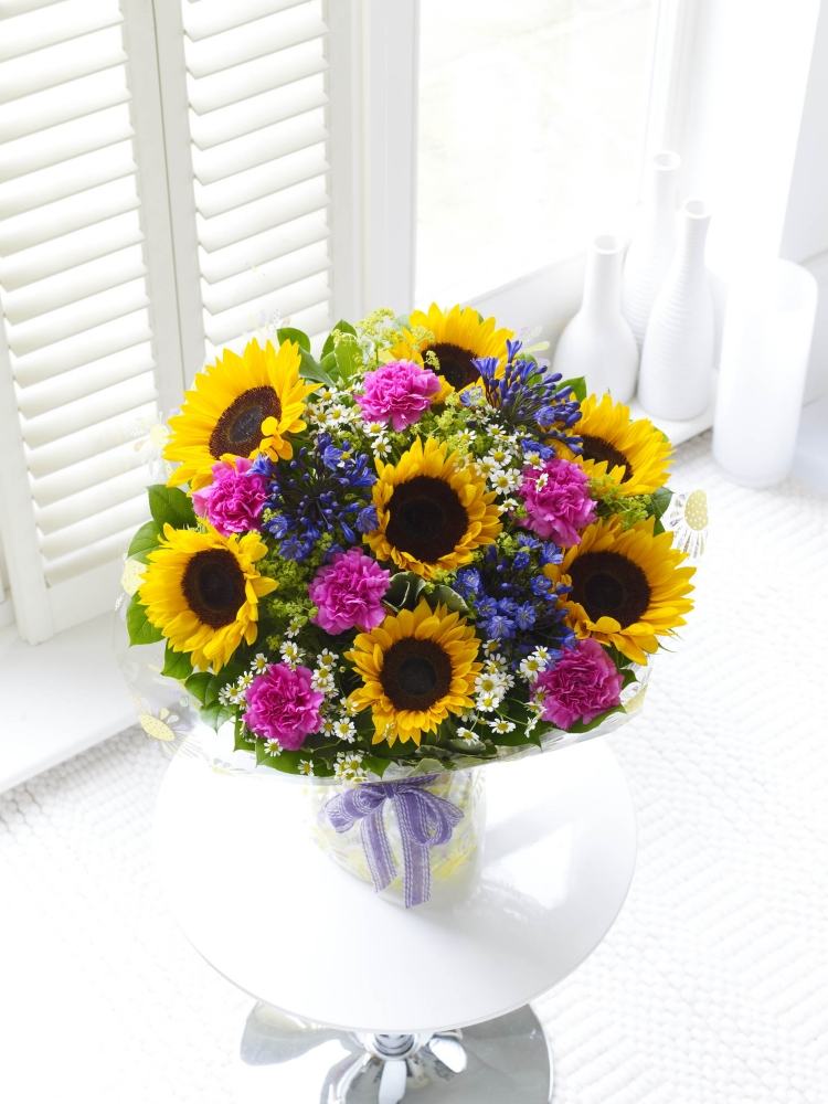 letná kytica-slnečnice-online objednávka