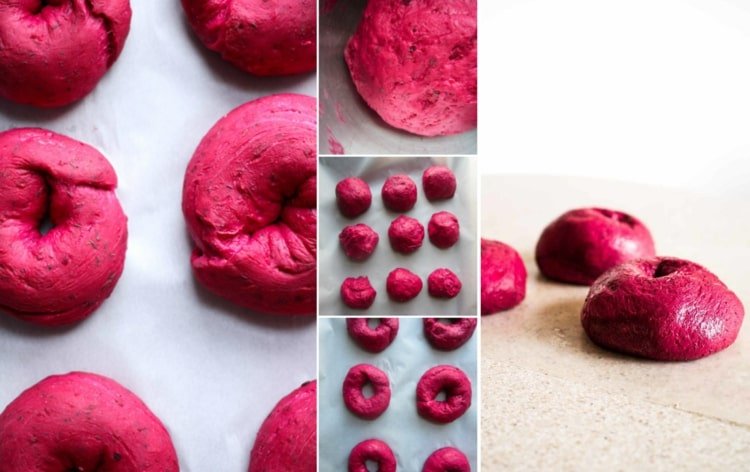 Pečte bagely s červenou repou na vysoký krvný tlak