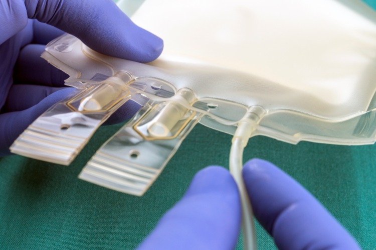 Pripravte si vak na krvnú plazmu