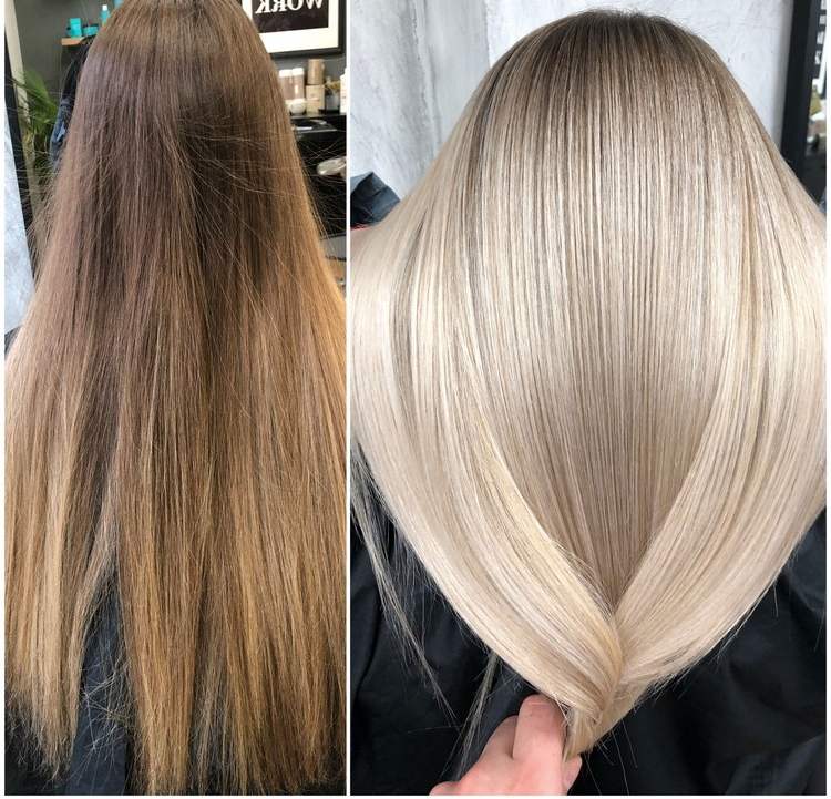 Blond vlasy trendy, čo je doska balayage