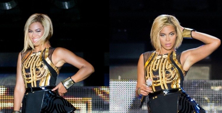 asymetrický bob bez ofiny od Beyonce bob-účesy-2015-asymetrické-bob-beyonce