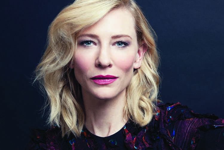 Dlhý bob s bočným delením - účes Cate Blanchett Účesy Bob 2016/2017 lúčenie na dlhej cate-blanchett-kučeravé-blond-vlasy