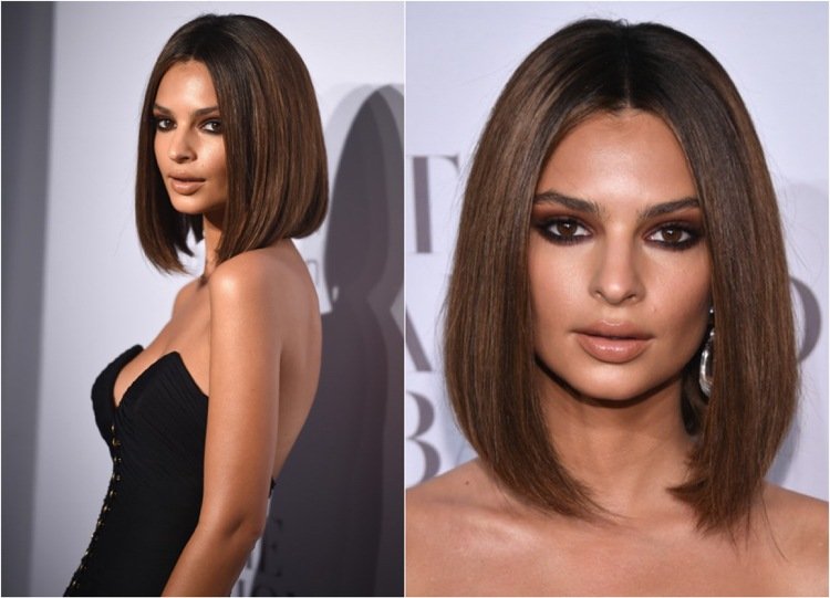 Lob Hairstyle 2018 asymetrická línia A.